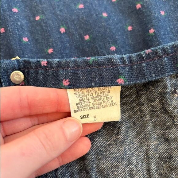 Osh Kosh B’Gosh Vintage denim overall dress - Picture 7 of 9